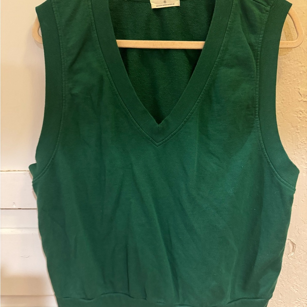 T.La Green Tank Top with Soft Fabric and Relaxed Fit